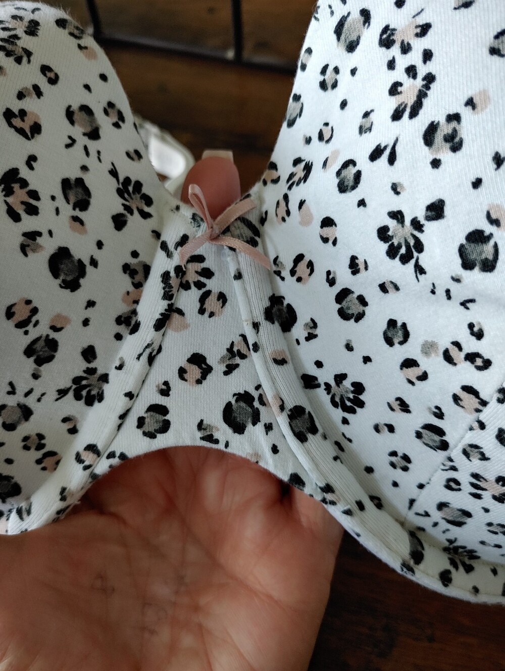 NWOT Cacique gorgeous 46C Black/tan Cheetah Print Padded Underwire bra - Picture 2 of 11